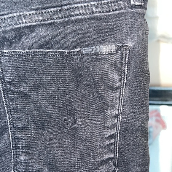 Hudson Black Skinny Jeans denim and spandex blend preowned no damage color wear - Picture 5 of 8